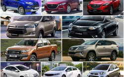 10 ô tô người Việt ưa chuộng nhất nửa đầu 2017