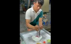 "Chóng mặt" với màn làm kem tươi