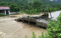 Kiểm tra tình hình bão lũ, 2 cán bộ ngành giao thông bị cuốn trôi