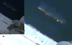 Video: Phi thuyền khổng lồ “theo dõi” trạm vũ trụ ISS