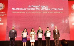 Vietcombank nhận giải thưởng ngân hàng uy tín nhất năm 2017