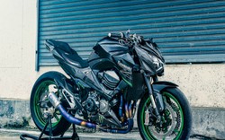 Hoành tráng Kawasaki Z800 bản độ "tê giác"