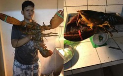 Đại gia Việt săn tôm hùm "khổng lồ" nặng tới 7kg tặng nhà vợ