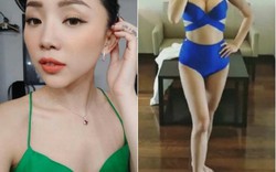 Tóc Tiên mặc bikini gây "bỏng mắt" trước gương kém gì Ngọc Trinh?