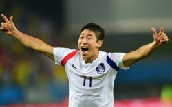 Tuyển thủ Hàn Quốc "xé lưới" Nga ở World Cup 2014 quyết đấu Công Phượng