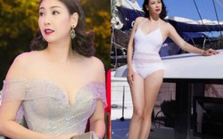 Là mẹ 3 con, Hoa hậu tuổi U50 này vẫn mặc bikini quyến rũ "đốt mắt"