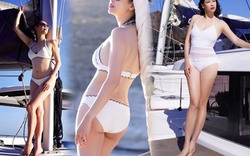 Hoa hậu Hà Kiều Anh 41 tuổi vẫn quá bốc lửa với bikini