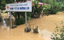Điện Biên: Xã biên giới Mường Lói ngập sâu trong biển nước