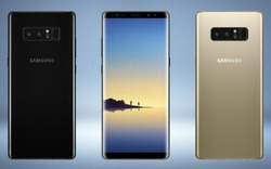 Samsung Galaxy Note 8 lộ tùy chọn màu và hình nền