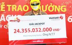 Nóng 24h qua: Bất ngờ lý do người trúng jackpot khủng đi nhận giải 1 mình