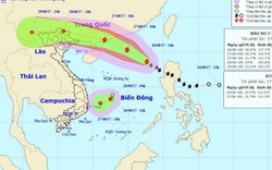 Cập nhật tin bão số 7: Bão đang tiến vào Trung Quốc, áp thấp nhiệt đới tiến sát vào miền Trung
