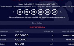 Kết quả Vietlott ngày 6.9: Giải Jackpot 32 tỷ vẫn “vô duyên” với người chơi