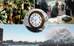 Ảnh hiếm vụ khủng bố 11.9: Ông Bush sốc, đồng hồ Lầu Năm góc ngừng chạy