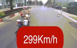 Biker tung clip “phóng” xe 299km/h, khiêu khích CSGT?