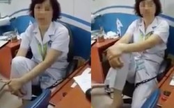 Nữ tiến sĩ BV Mắt bị tạm dừng chuyên môn vì gác chân lên ghế