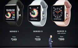 Apple ra mắt Watch Series 3 tích hợp 4G, giá 9 triệu đồng