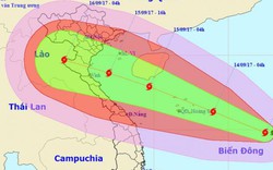 Bão số 10 liên tục tăng cấp, dự báo đổ bộ vào Thanh Hóa - Hà Tĩnh
