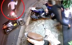 Clip: "Đạo chích" trộm xe máy bị người dân truy đuổi