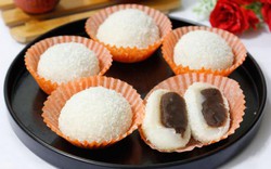 Công thức làm bánh mochi nhân đậu đỏ mềm dẻo, đơn giản tại nhà