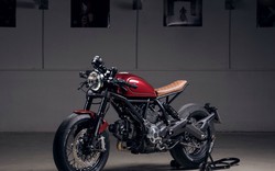 Ngắm Ducati Scrambler Sixty 2 độ màu anh đào đẹp mê ly