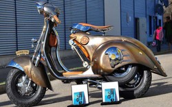 Hô biến Vespa Springer Sting cũ thành siêu quái vật