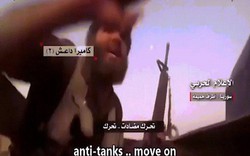 Video khủng bố IS trong xe bọc thép chết thảm vì trúng đạn tăng
