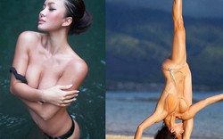 "Ngây dại" vì đường cong uyển chuyển như sóng của mỹ nữ yoga sexy nhất thế giới