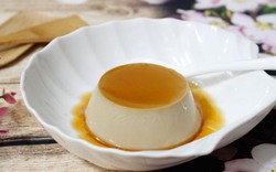 Bánh flan vị cà phê ngọt thơm, mềm mịn ăn chơi ngày mưa gió