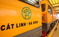 Chạy thử tàu công trình trên đường sắt Cát Linh - Hà Đông