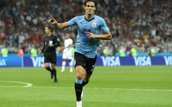 Cavani lập cú đúp, Uruguay “đá bay” Bồ Đào Nha