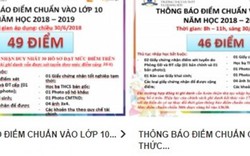 Phụ huynh “đau tim” vì điểm chuẩn lớp 10 “nhảy múa”