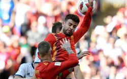 Gerard Pique bị oan trong tình huống trọng tài thổi penalty?