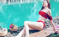 Bảo Thy mặc bikini khoe 3 vòng chuẩn đẹp "đốt mắt" fan