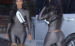 Kim Kardashian lăng xê mốt quần đạp xe kỳ lạ