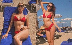 Chân dài 1m13 mặc bikini bốc lửa cỡ này, Ngọc Trinh phải "dè chừng"