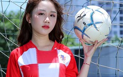 Ảnh: Nữ sinh 10X Hà thành dự đoán Croatia thắng 2 - 0 trước Nga