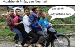 Dân mạng chế ảnh Neymar đạp xe về nước sau khi Brazil thua Bỉ