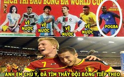 ẢNH CHẾ WORLD CUP (10.7): Tờ lịch ‘tiên tri’ Pháp sẽ thua Bỉ