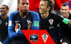 Nhận định tỷ lệ thẻ vàng Pháp vs Croatia (22h00 ngày 15.7)