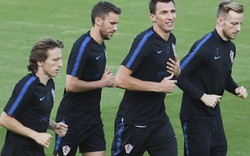 CHÙM ẢNH: Pháp, Croatia "luyện công" trước trận chung kết lịch sử