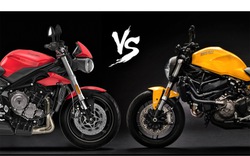 Nên chọn Triumph Street Triple S hay Ducati Monster 821?