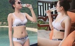 "Mỹ nữ Vũng Tàu đi xe 70 tỷ" tiếp tục mặc bikini gây sốt, "nịnh" chồng đại gia U50