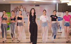 Đỗ Mỹ Linh thị phạm cho thí sinh HHVN bằng màn catwalk xuất thần