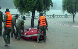 Bão vừa qua, 2 huyện của Quảng Ninh đã ngập trong nước lũ