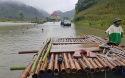 Sơn La: Nước lũ dâng cao tại huyện Vân Hồ làm Quốc lộ 6 ách tắc