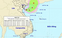 “Hậu duệ” bão số 3 mạnh thêm, Nam Định - Thanh Hóa mưa to