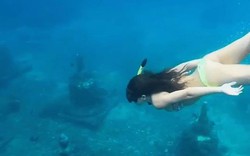 Đền thiêng bí ẩn nằm sâu dưới đáy biển ở Bali