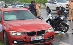 Va chạm với ô tô BMW trên phố Sài Gòn, cô gái tử vong