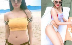 Hot girl Trâm Anh World Cup phản ứng khi bị nghi sửa ngực