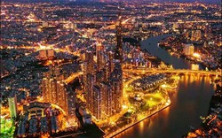 Tòa nhà “chọc trời” cao nhất Việt Nam đẹp lung linh về đêm